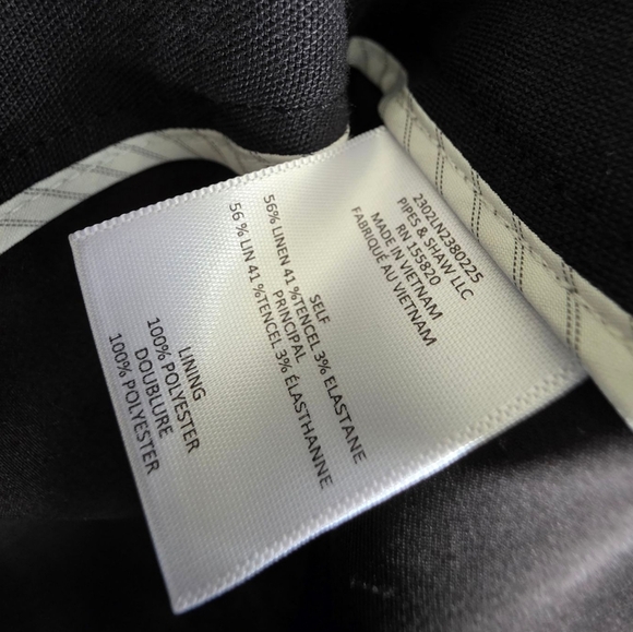 Veronica Beard Goodwin Buckle Shorts Black Linen Blend Size 8 NWT - Picture 12 of 16